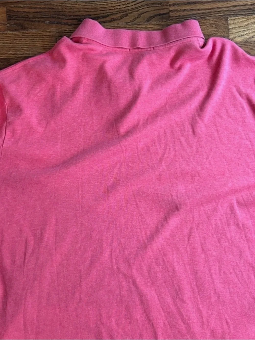 Ralph Lauren Pink Polo Shirt with Navy Pony